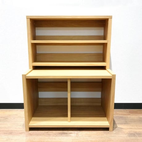 レコードラック スタッキングラック 2段 REGULAR × CD RACK FLAT / ディスクユニオン DISK UNION