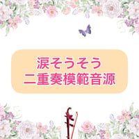 「涙そうそう」二重奏模範音源