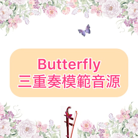 「Butterfly」二胡三重奏模範音源