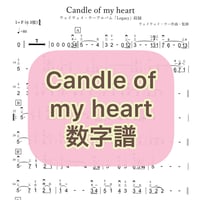「Candle of my heart」数字譜
