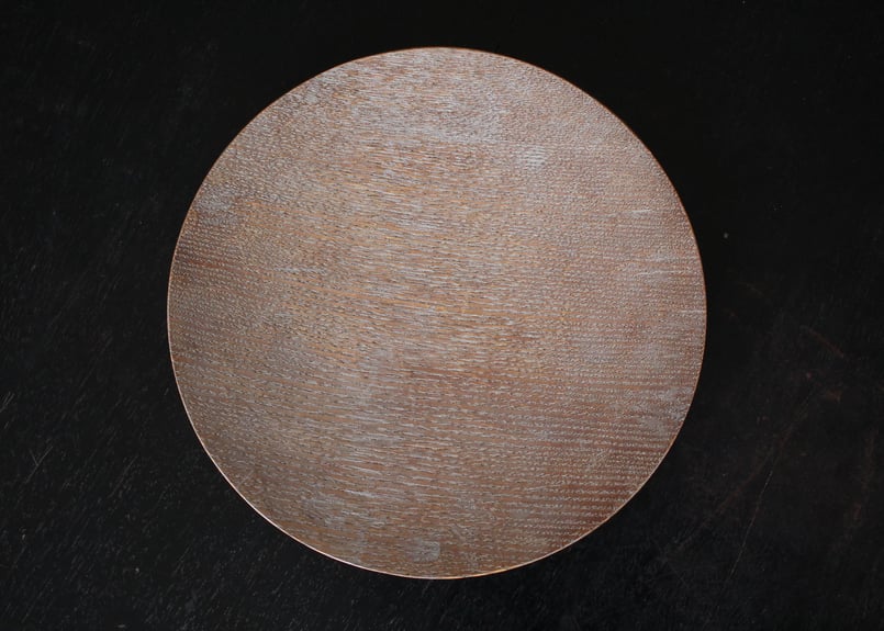 矢沢光広　手刳り四方皿 矢沢光広 銀彩手刳り丸皿 | online shop ゆすらや