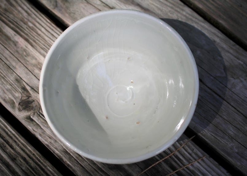 光藤佐 白磁赤絵茶碗 1 | online shop ゆすらや