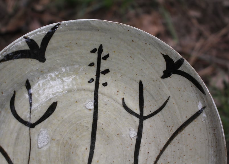 光藤佐 鉄絵皿5.5寸 2 | online shop ゆすらや