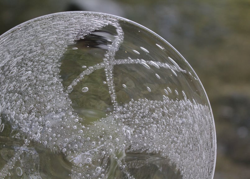 荒川尚也 泡ガラス皿（小）2 | online shop ゆすらや