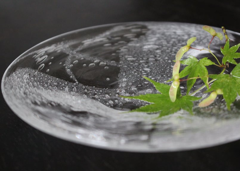 荒川尚也 泡ガラス皿 | online shop ゆすらや