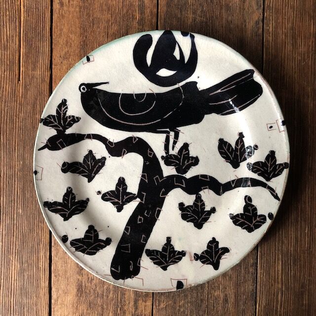 イバタカツエ 皿 (壁掛け可能） | 俥宿 天十平