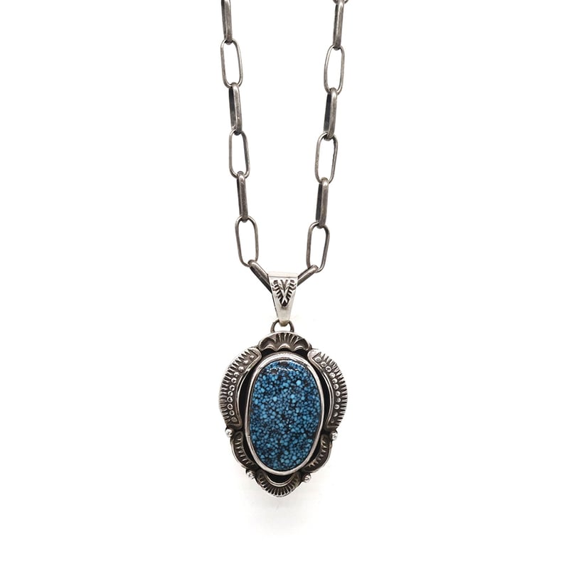 King man Black Web Turquoise Pendant 【キングマン ブラッ