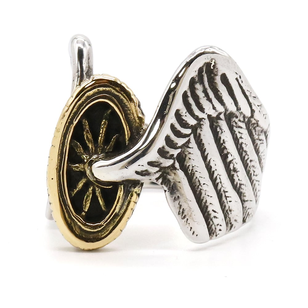 Flying Wheel Ring 【フライング ホイール リング】K10×Silver950