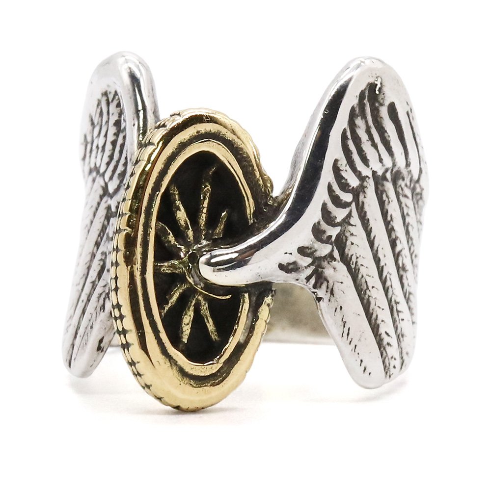 Flying Wheel Ring 【フライング ホイール リング】K10×Silver950