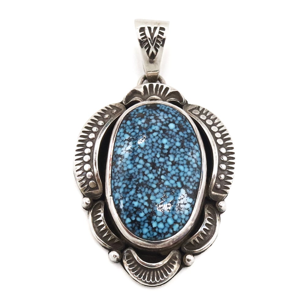 King man Black Web Turquoise Pendant 【キングマン ブラッ