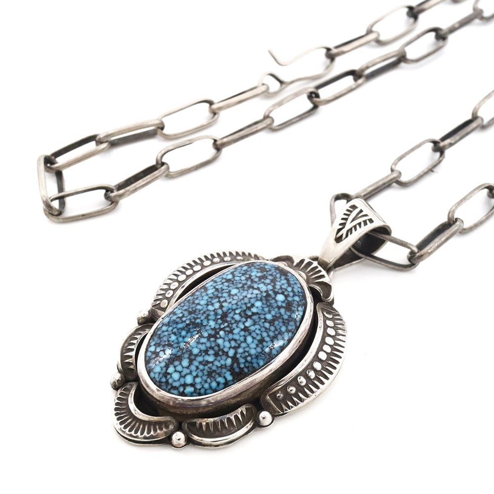 King man Black Web Turquoise Pendant 【キングマン ブラッ