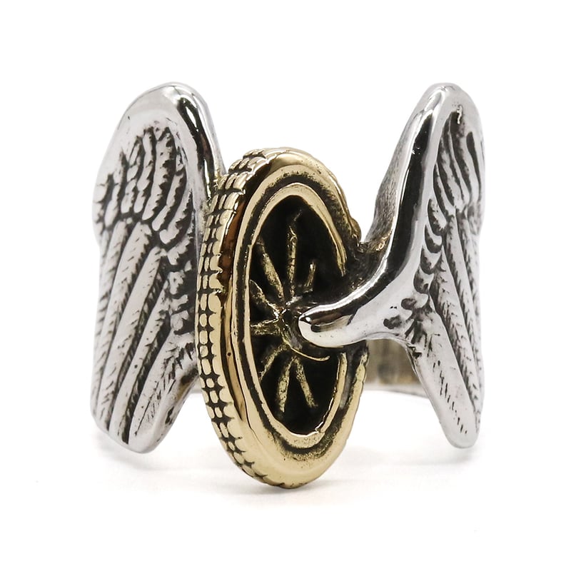 Flying Wheel Ring 【フライング ホイール リング】K10×Silver950