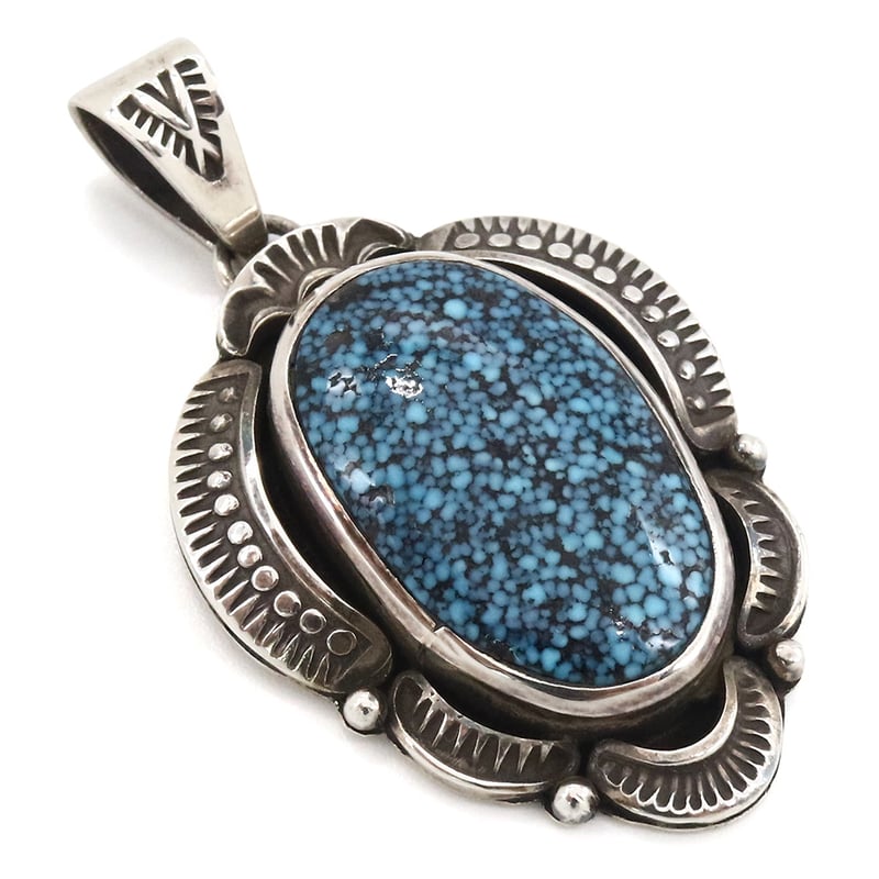 King man Black Web Turquoise Pendant 【キングマン ブラッ