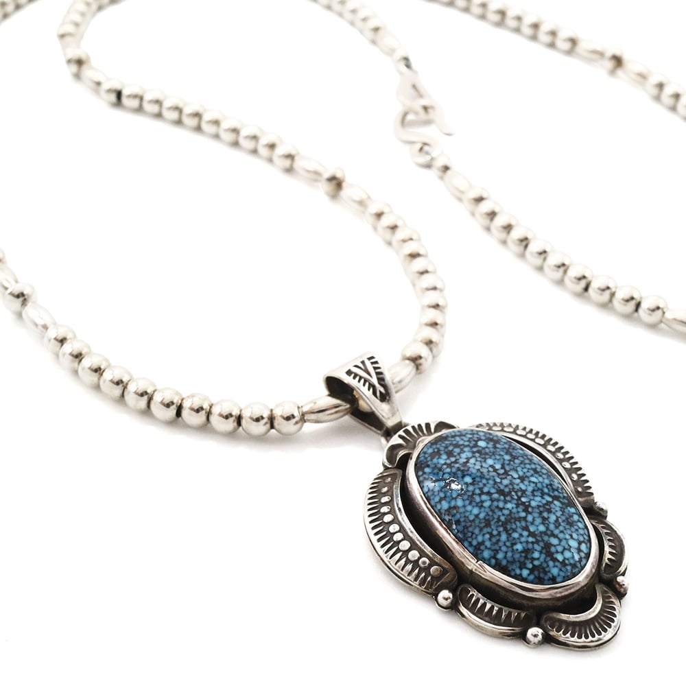King man Black Web Turquoise Pendant 【キングマン ブラッ