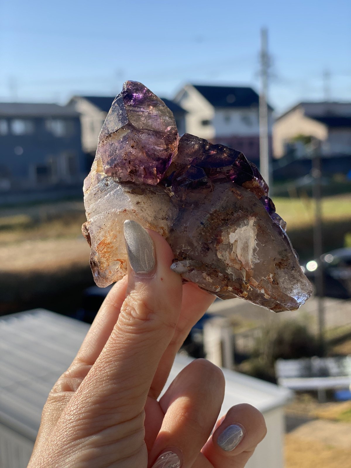 スーパーセブン　ジンバブエ産　原石　165.5グラム スーパーセブン ジンバブエ産 原石 165.5グラム