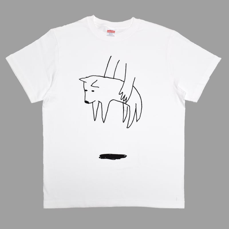 内田亘 犬Tシャツ（WHITE / GRAY / BLACK） | PINHOLE BOOKS