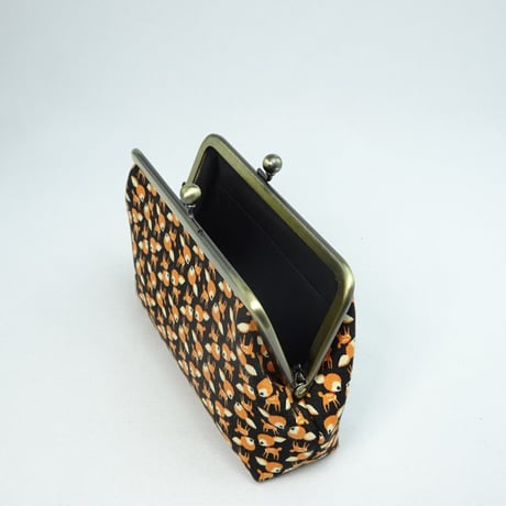 4.0寸角ポーチ　バンビ　黒色