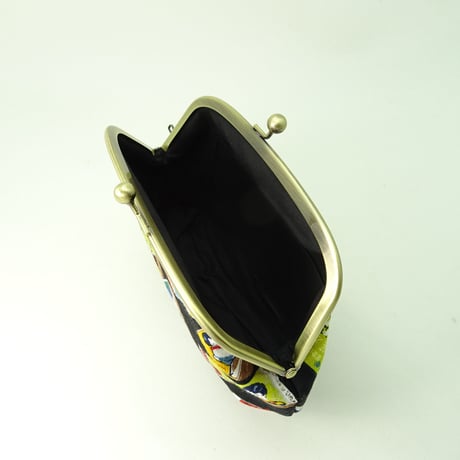 5.5寸クシポーチ　レトロマッチ箱　黒色