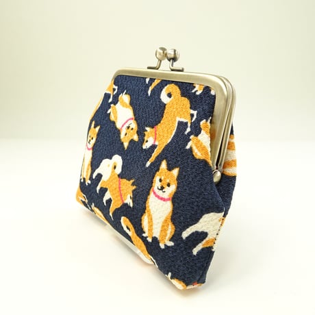 3.3寸角　ちりめん　柴犬　黒色
