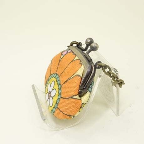 1.2寸豆角　レトロフラワー　黄色①※口金AG