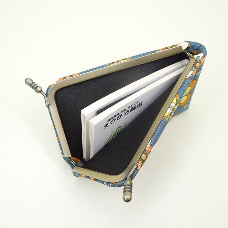 名刺カードケース 昭和レトロフラワー 水色 | まつひろ商店 名刺カードケース 昭和レトロフラワー 水色 | まつひろ商店
