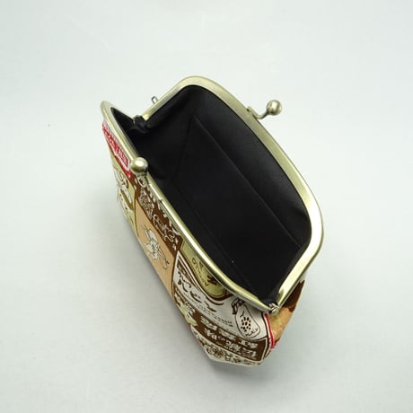 5.5寸クシポーチ　レトロ看板　ピンク色②