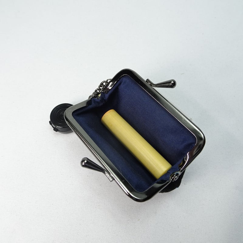 2.5寸印鑑ケース（朱肉付き）バンザイパンダ グレー色 ※口金B | まつ