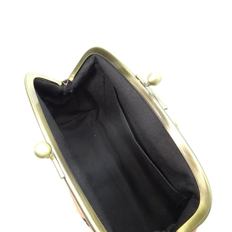 5.5寸リング付ポーチ　フロッキーレース　赤色