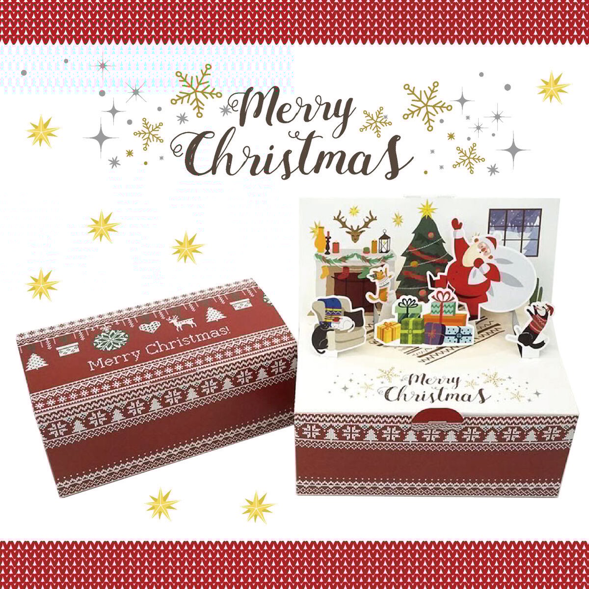 【新品・外箱未開封】大切な方へクリスマスプレゼント！OlyLife P90 Amazon｜TOYMYTOY 箱 クリスマス ギフト ボックスの装飾 ミニ