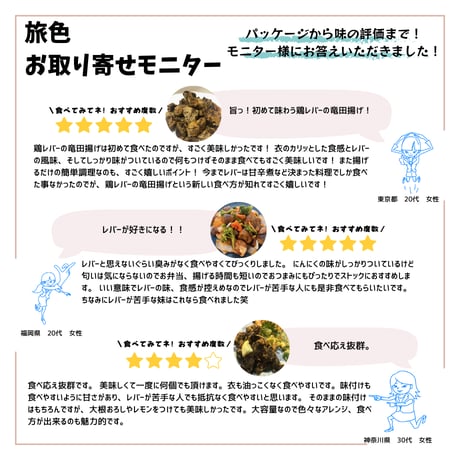 フライして食べてね！鶏肝の竜田揚げ　1000g