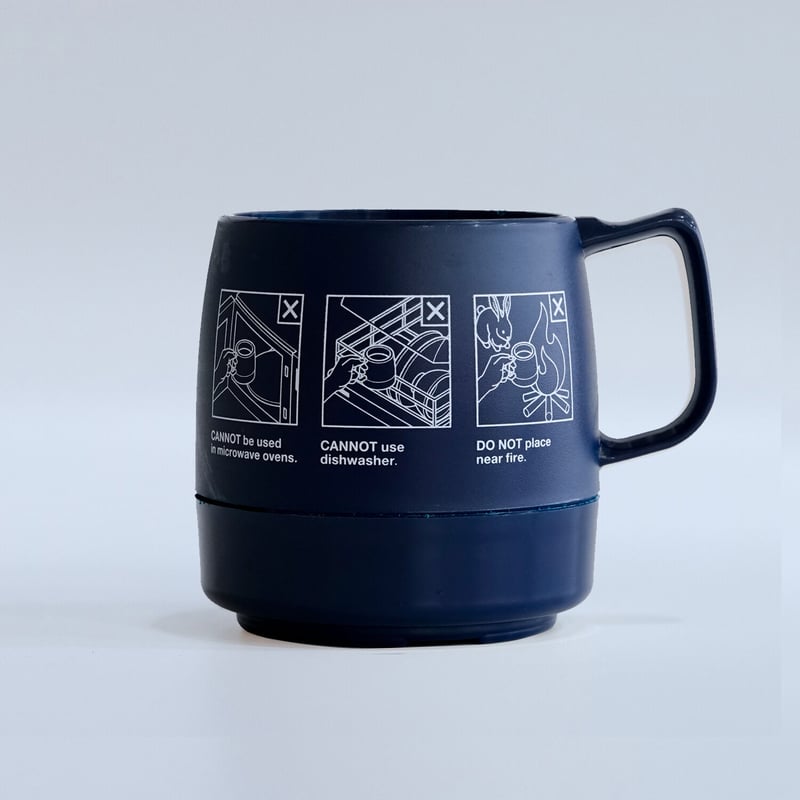 DINEX MUG navy 白プリント | mimiya online store