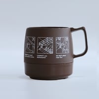 DINEX MUG brown