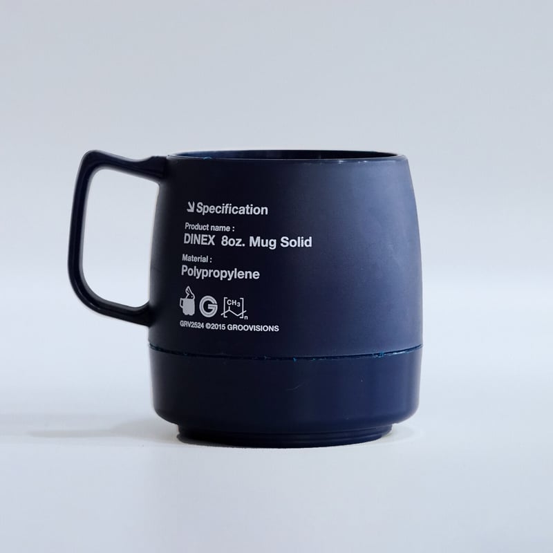 DINEX MUG navy 白プリント | mimiya online store