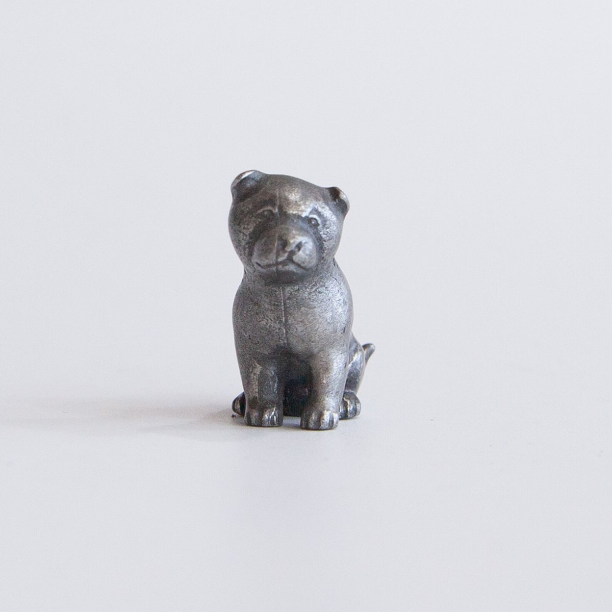 千眞作 鋳鉄製 犬 置物 栂尾・高山寺所蔵品／狗子像の模刻品