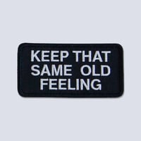 Wappen  GRV3099　"KEEP THAT SAME OLD FEELING"