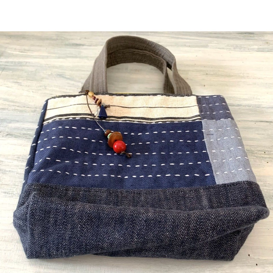 水色パッチワークバッグ | zepetto's STORE 水色パッチワークバッグ | zepetto's STORE