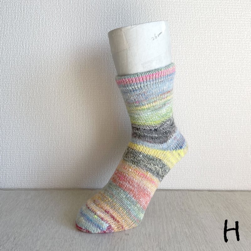 手編み靴下 #175 mille 手編み靴下 #175 mille 手編み靴下 #175 mille様専用(商談中)