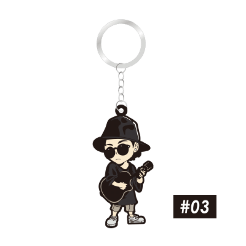 ラバーキーチェーン #01〜#03 | JIN AKANISHI OFFICIAL STORE