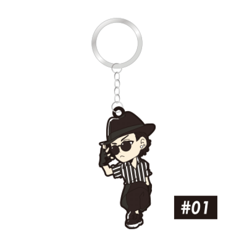 ラバーキーチェーン #01〜#03 | JIN AKANISHI OFFICIAL STORE