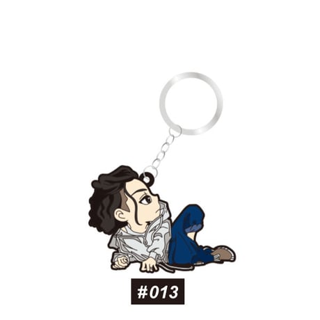 ラバーキーチェーン #013～#015
