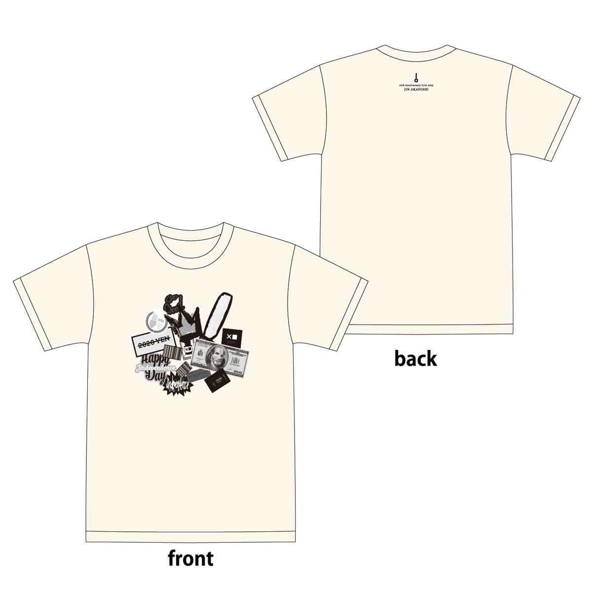 janne 10th anniversary tシャツ