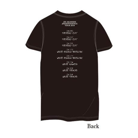 2018／JINDEPENDENCE ツアーTシャツ