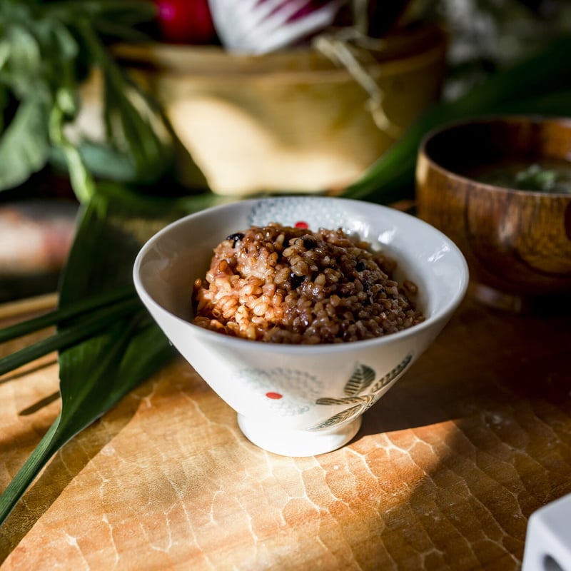 Natural farmin自然栽培玄米 寝かせ玄米 長岡式 食養ご飯 一汁一菜