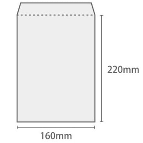 グラシン封筒【大タテ型】160×220mm｜白無地 A5大 透ける平袋 バッグ