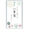 特製|高筆記性薄紙5リーフ使用|ほんのり透ける一筆箋|春夏秋冬 天のり便箋くるみ製本|日本の四季