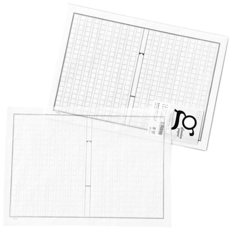 グラシン紙｜原稿用紙柄｜A4｜グレー 縦書き400字詰め 文庫本ブックカバー デザインペーパー ラッピング