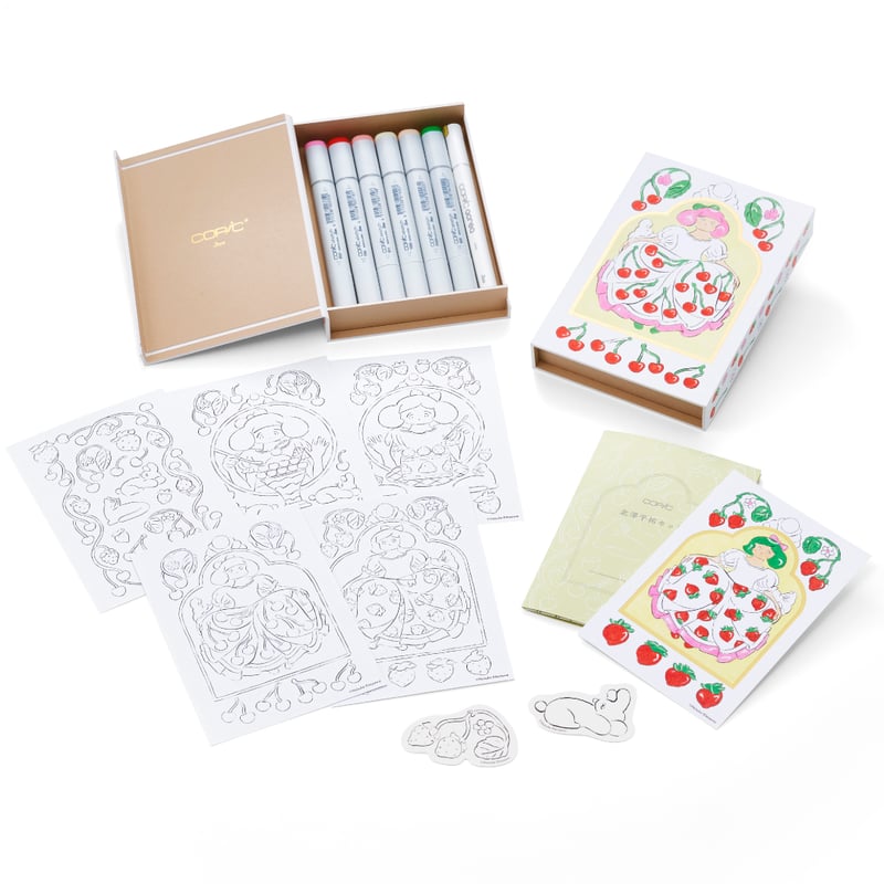 にこらびっち 絵画 数量限定】コピック 北澤平祐セット おめかしびより | 白秀堂 select