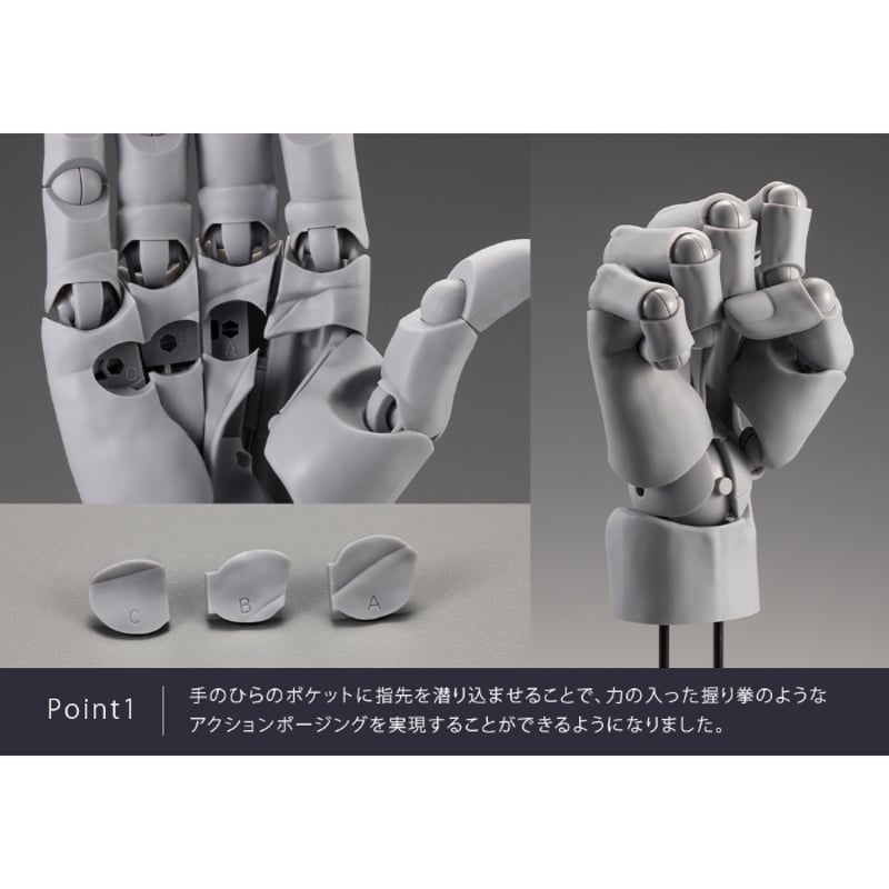 超人気】【新色】ARTIST SUPPORT ITEM ハンドモデルMEN'S/R（右）/ホ
