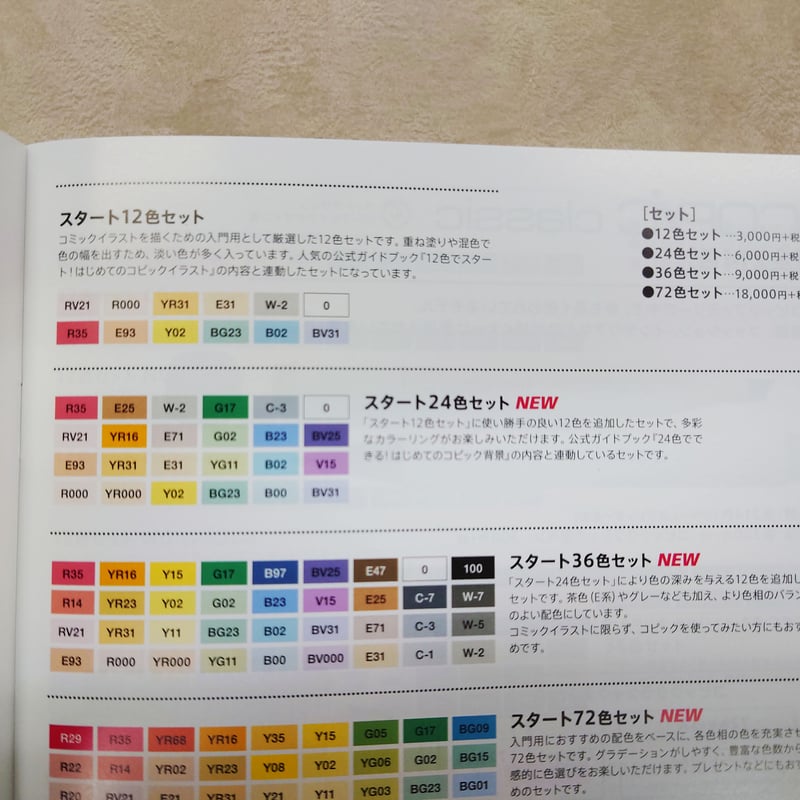 コピックチャオ スタート12色セット | 白秀堂 select SHOP by三代目