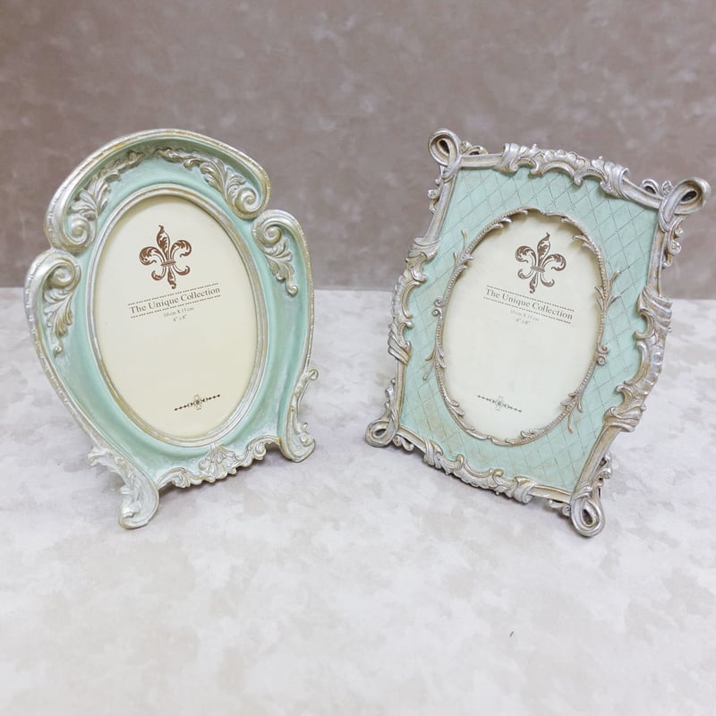 アンティーク】ハンドメイド風フォトフレーム 100×150mm | 白秀堂